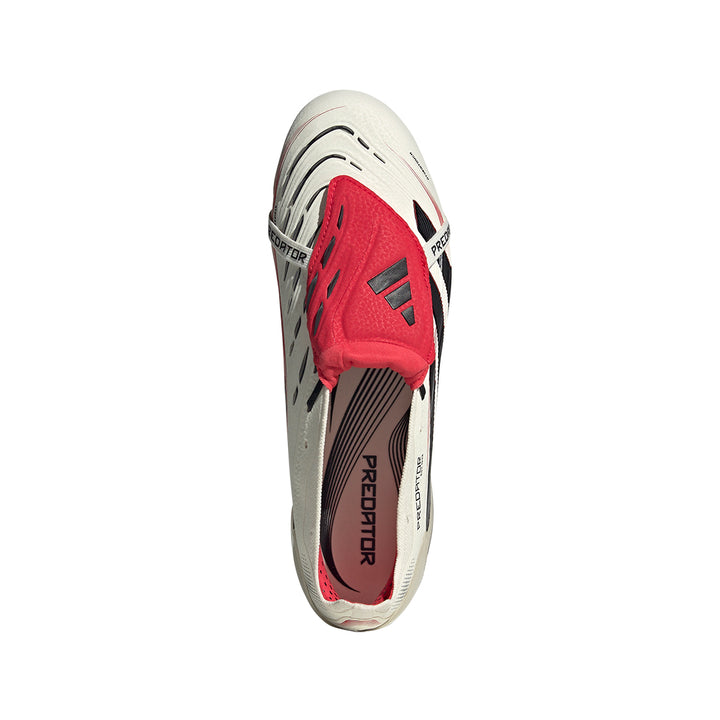 Predator Elite Ft FG - Off White/Core Black/Pure Ruby