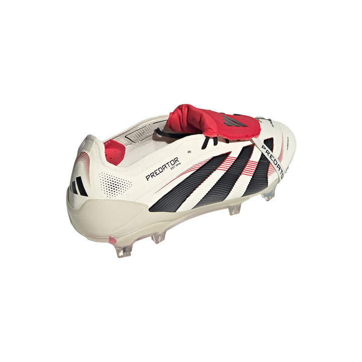 Predator Elite Ft FG - Off White/Core Black/Pure Ruby