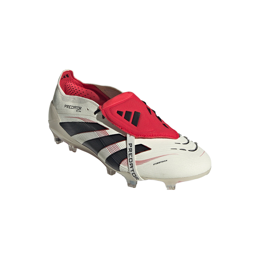 Predator Elite Ft FG - Off White/Core Black/Pure Ruby