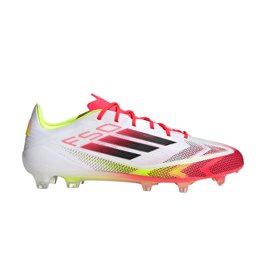 F50 Elite FG - Ftwr White/Core Black/Solar Yellow