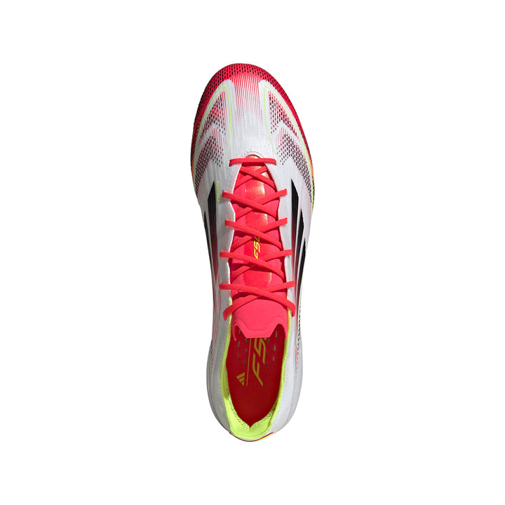 F50 Elite FG - Ftwr White/Core Black/Solar Yellow