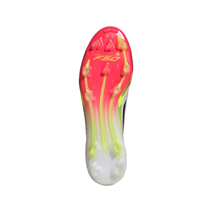 F50 Elite Ll FG - Ftwr White/Core Black/Solar Yellow