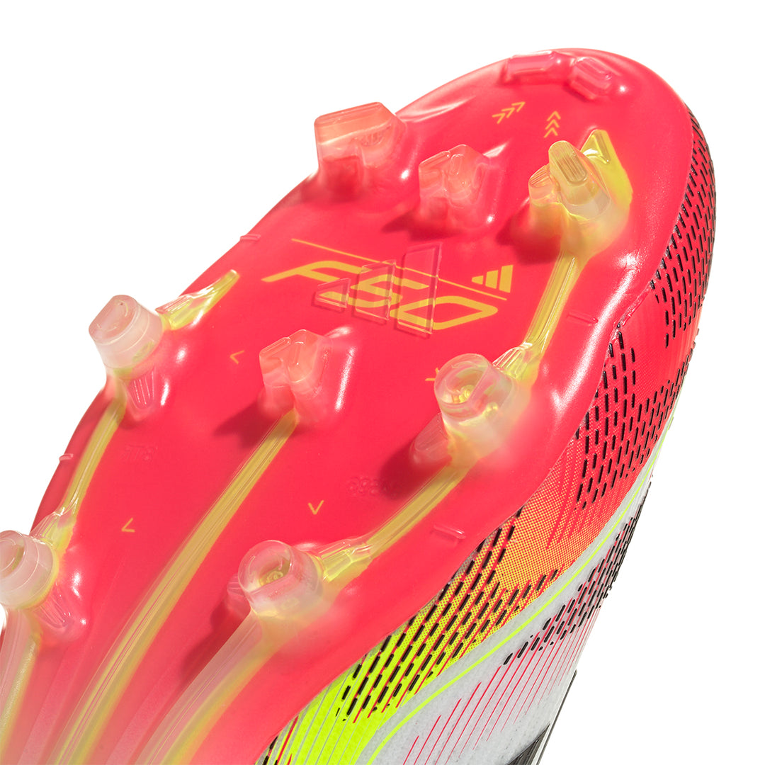 F50 Elite Ll FG - Ftwr White/Core Black/Solar Yellow