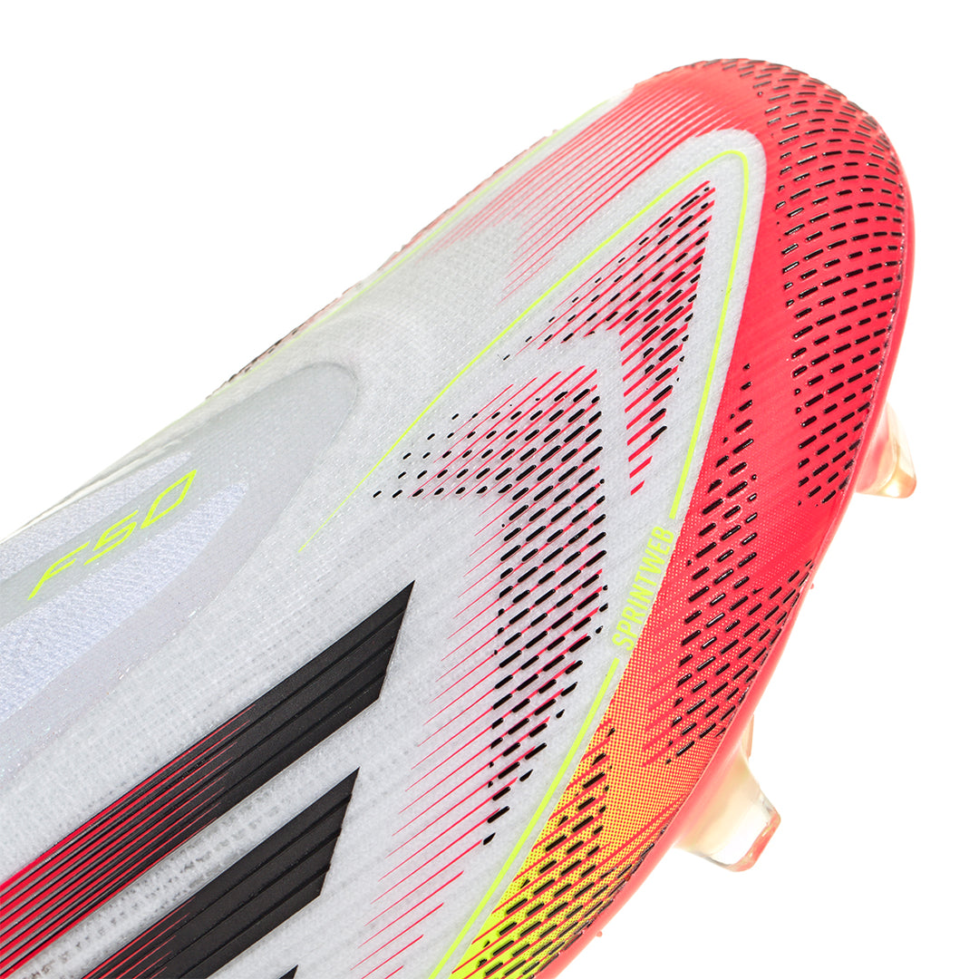 F50 Elite Ll FG - Ftwr White/Core Black/Solar Yellow