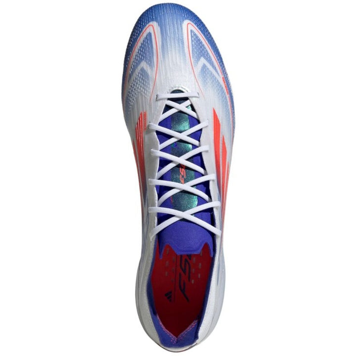 F50 Elite FG - Ftwr White/Solar Red/Lucid Blue