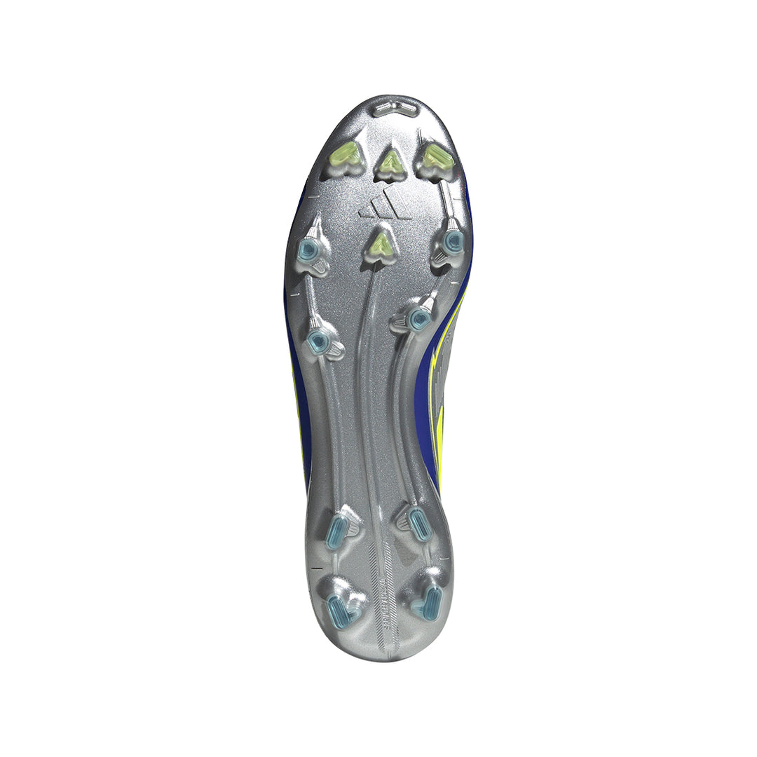 F50 Elite FG Messi - Silver Met./Solar Yellow/Lucid Blue
