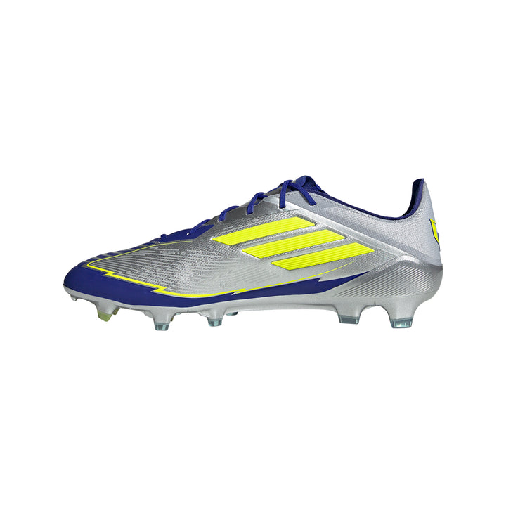 F50 Elite FG Messi - Silver Met./Solar Yellow/Lucid Blue