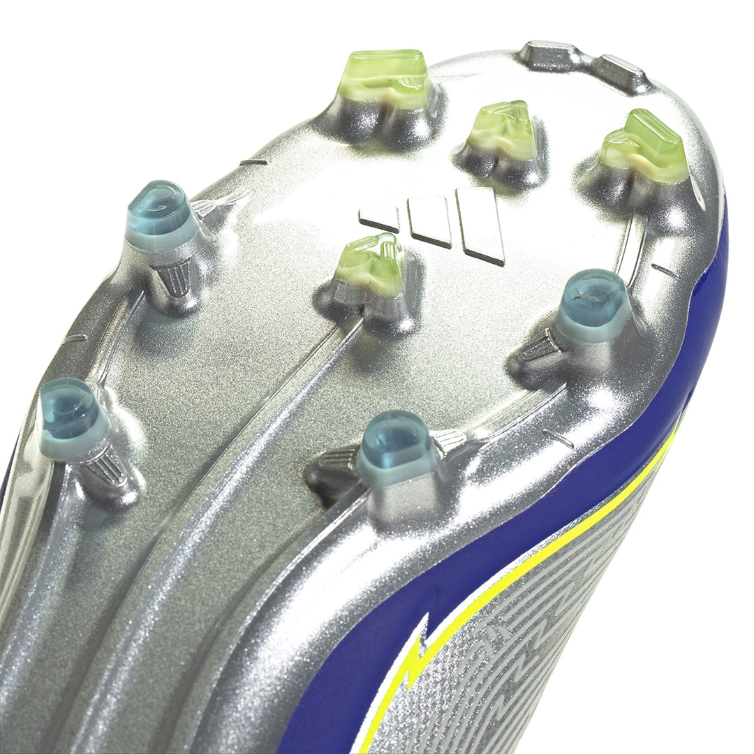F50 Elite FG Messi - Silver Met./Solar Yellow/Lucid Blue
