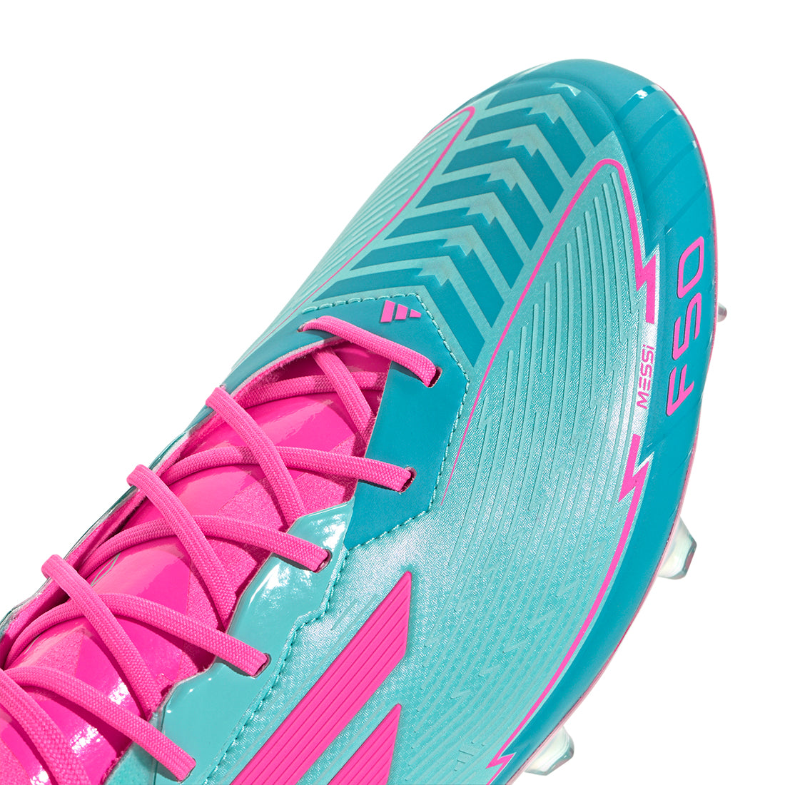 F50 Elite FG Messi - Flash Aqua/Lucid Pink/Lucid Cyan – The Boot Room