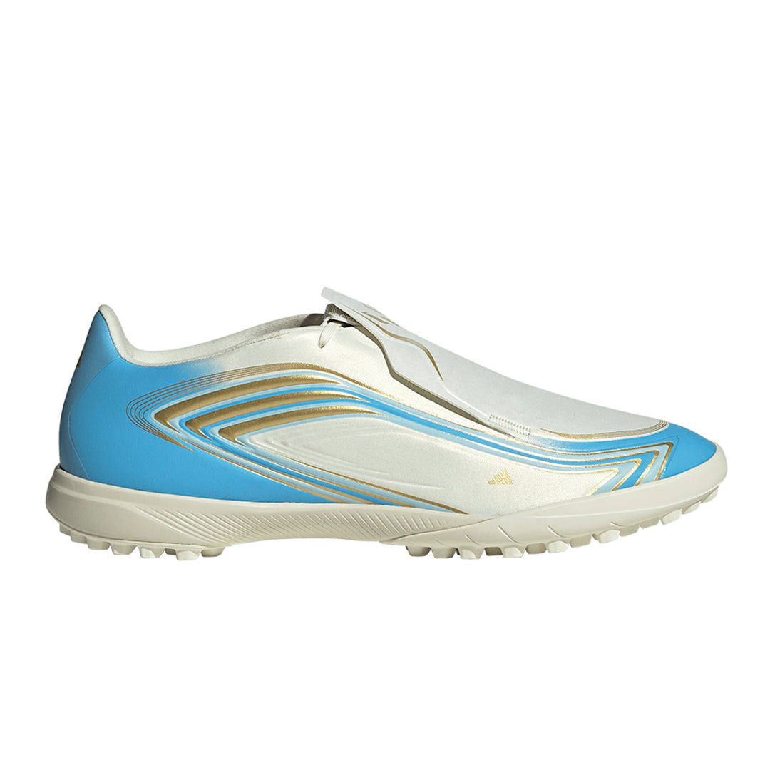 F50 Messi League TF - Ivory / Semi Blue Burst / Icey Blue