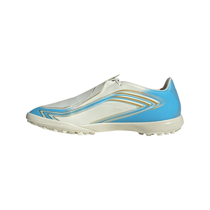 F50 Messi League TF - Ivory / Semi Blue Burst / Icey Blue