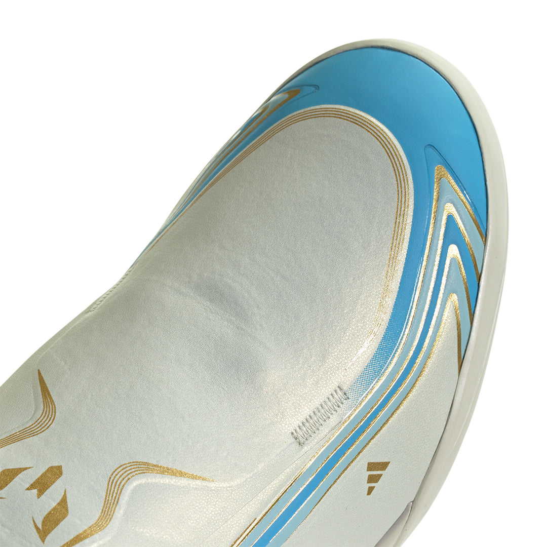 F50 Messi League TF - Ivory / Semi Blue Burst / Icey Blue