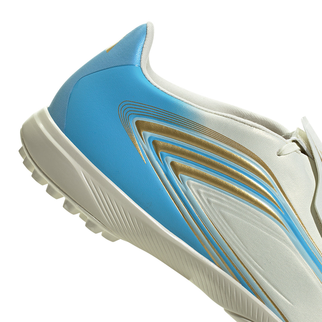 F50 Messi League TF - Ivory / Semi Blue Burst / Icey Blue