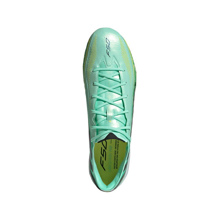 F50 Elite AG - Pulse Mint / Core Black / Solar Lemon