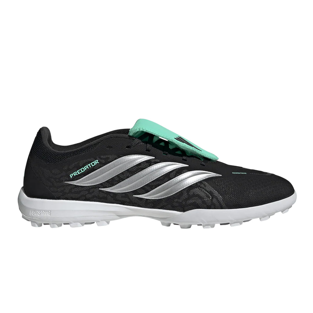 Predator League Fold Over Tongue TF - Core Black / Silver Metallic Pulse Mint
