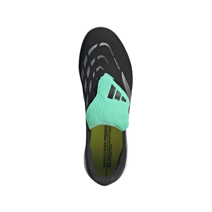 Predator Pro Fold Over Tongue TF - Core Black / Silver Metallic / Pulse Mint