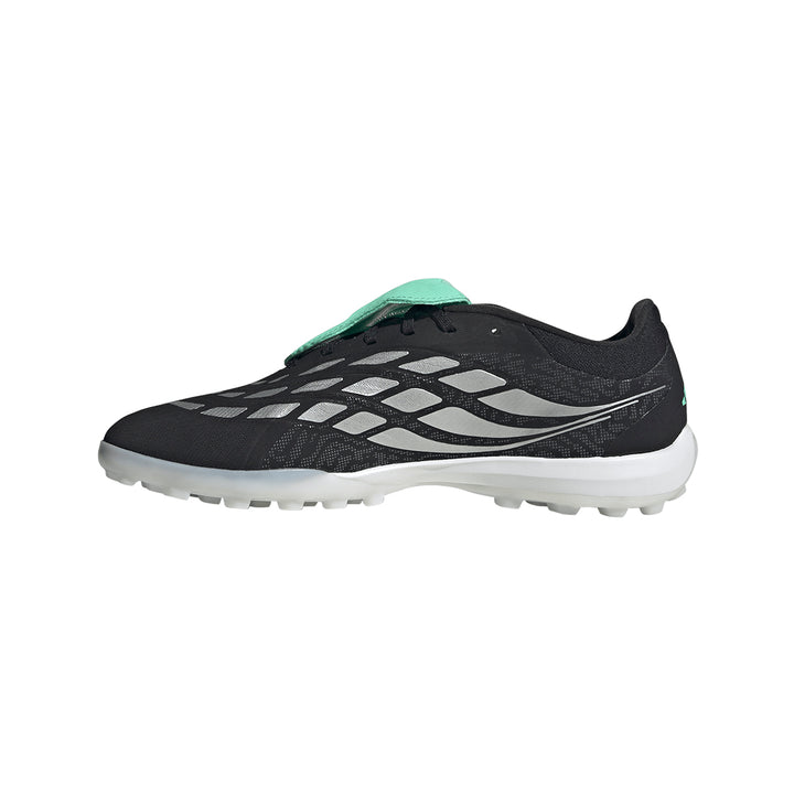 Predator Pro Fold Over Tongue TF - Core Black / Silver Metallic / Pulse Mint