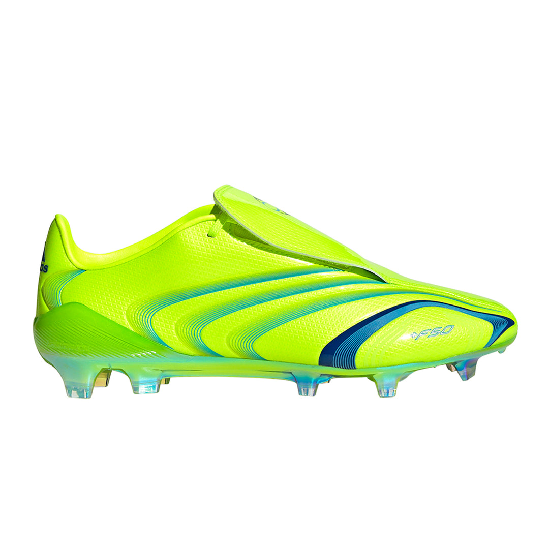 F50 Elite Tunit FG - Lucid Lemon / Royal Blue / Lucid Aquamarine