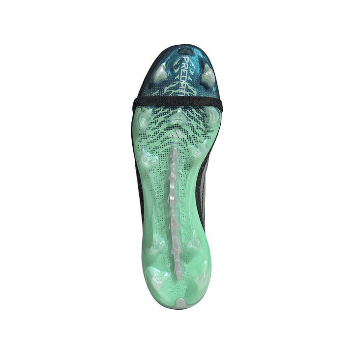 Predator Elite Fold Over Tongue FG - Core Black / Silver Metallic / Pulse Mint