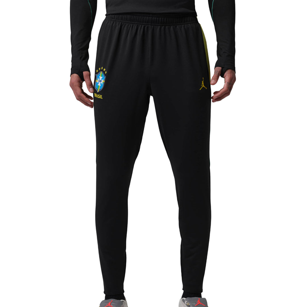 Brazil Dri Fit Strike Pants K - Black / Yellow Pulse