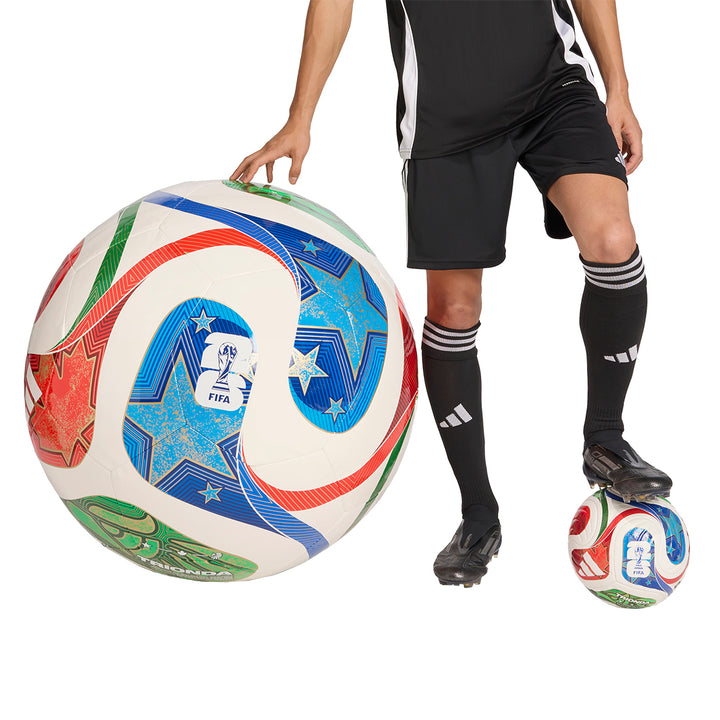 FIFA World Cup 26™ Trionda Jumbo Ball - White / Royal Blue / Solar Blue / Power Red