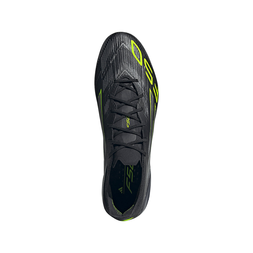 F50 Elite FG - Core Black/Iron Met./Lucid Lemon