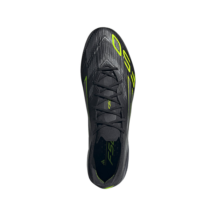 F50 Elite FG - Core Black/Iron Met./Lucid Lemon