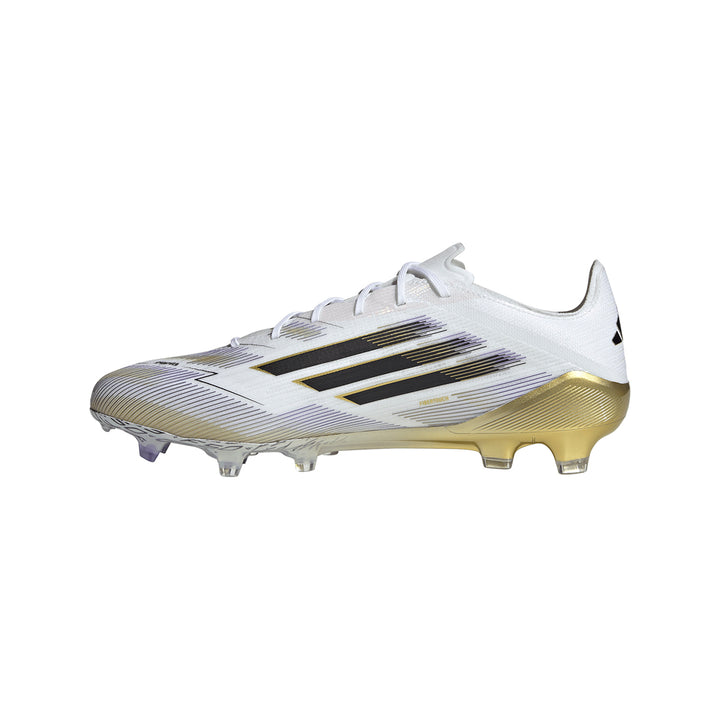 F50 Elite FG - Ftwr White/Core Black/Gold Met.