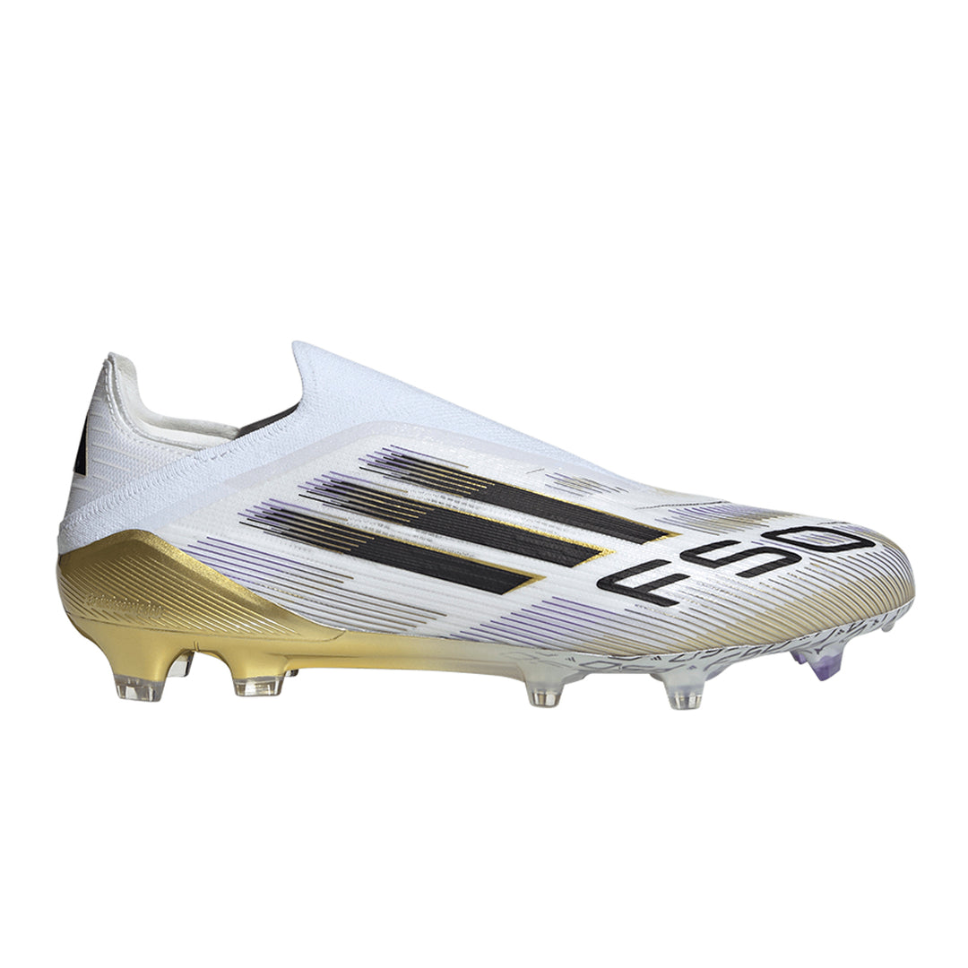 F50 Elite Ll FG - Ftwr White/Core Black/Gold Met.