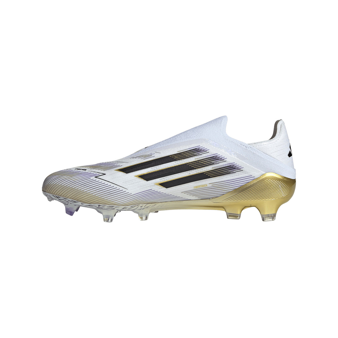 F50 Elite Ll FG - Ftwr White/Core Black/Gold Met.