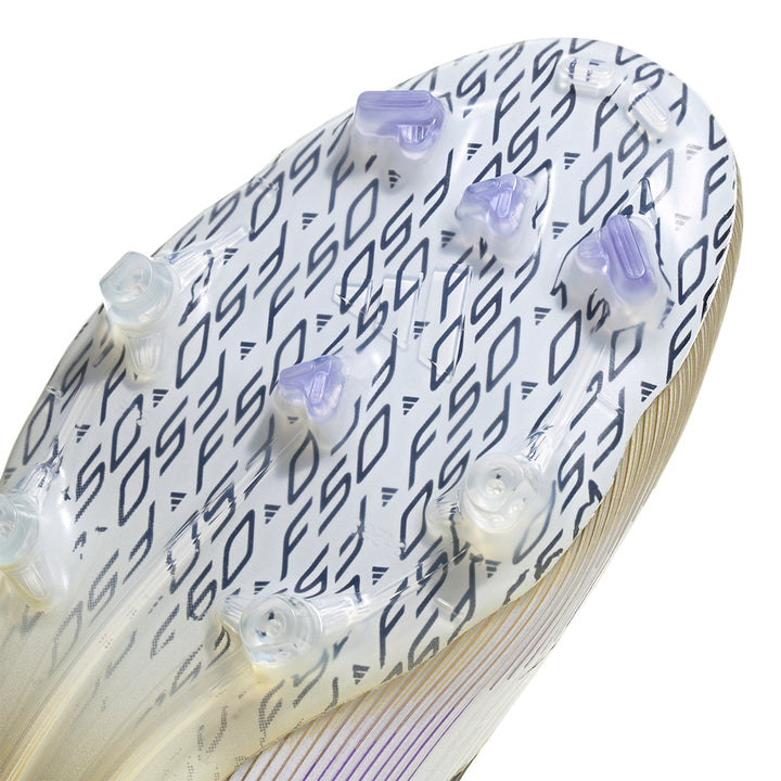F50 Elite Ll FG - Ftwr White/Core Black/Gold Met.