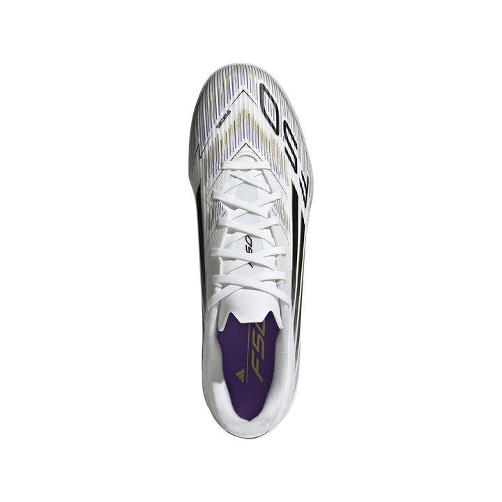 F50 League TF - Ftwr White/Core Black/Gold Met.