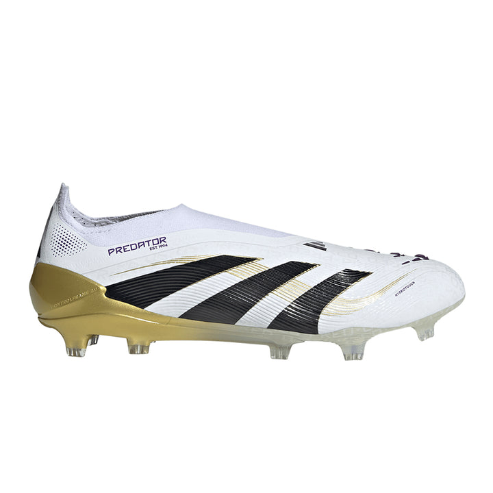 Predator Elite Ll FG - Ftwr White/Core Black/Gold Met.