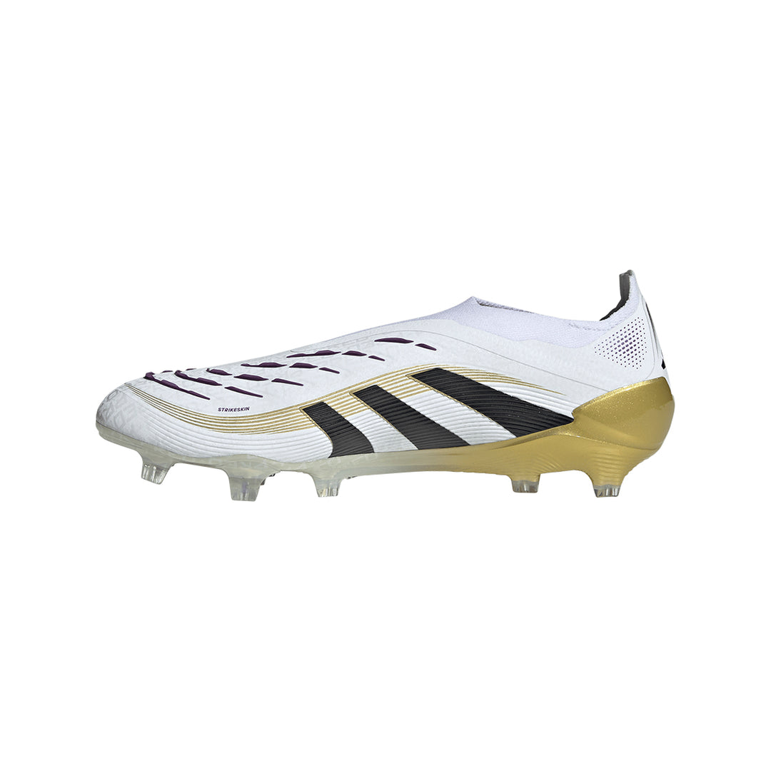 Predator Elite Ll FG - Ftwr White/Core Black/Gold Met.