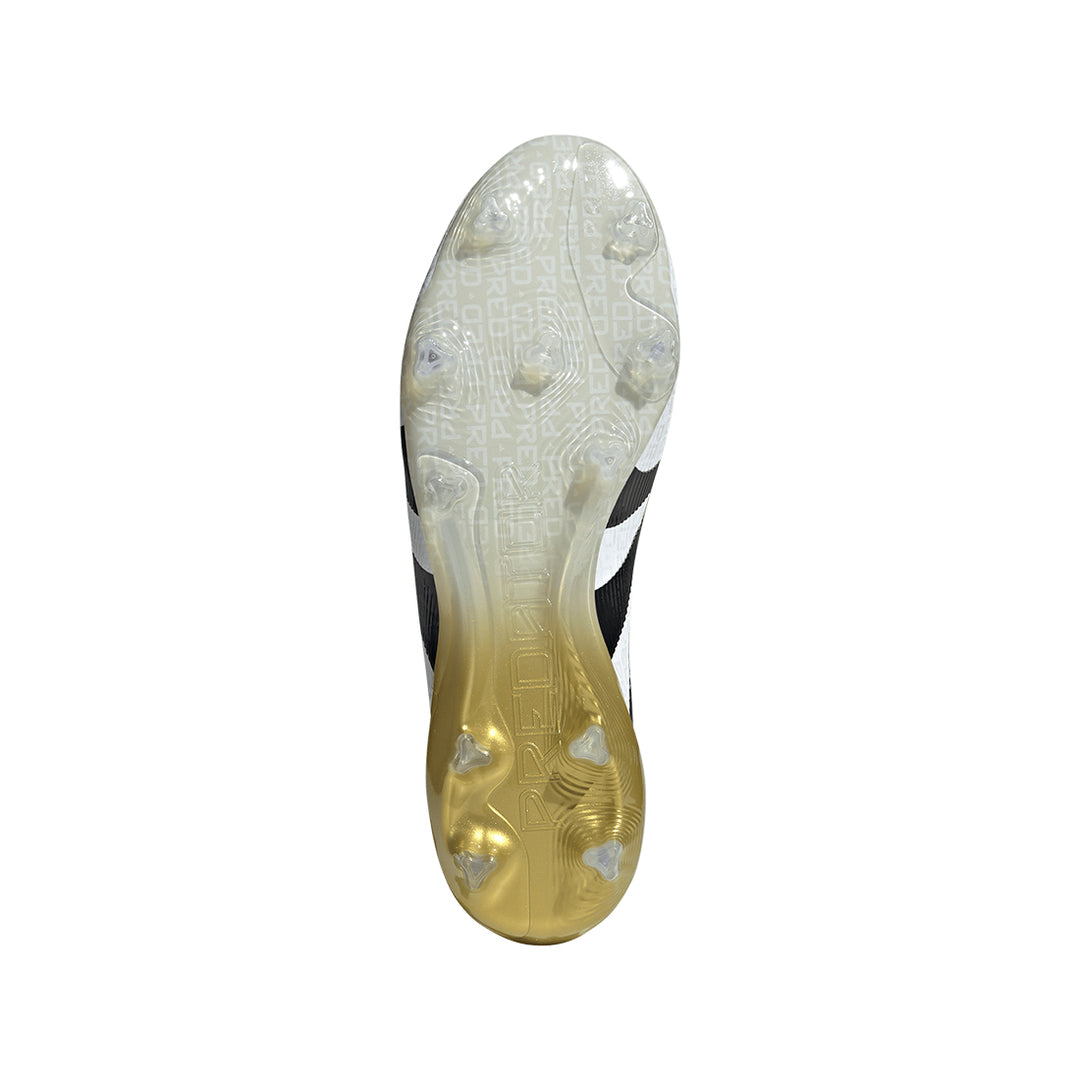 Predator Elite Ll FG - Ftwr White/Core Black/Gold Met.