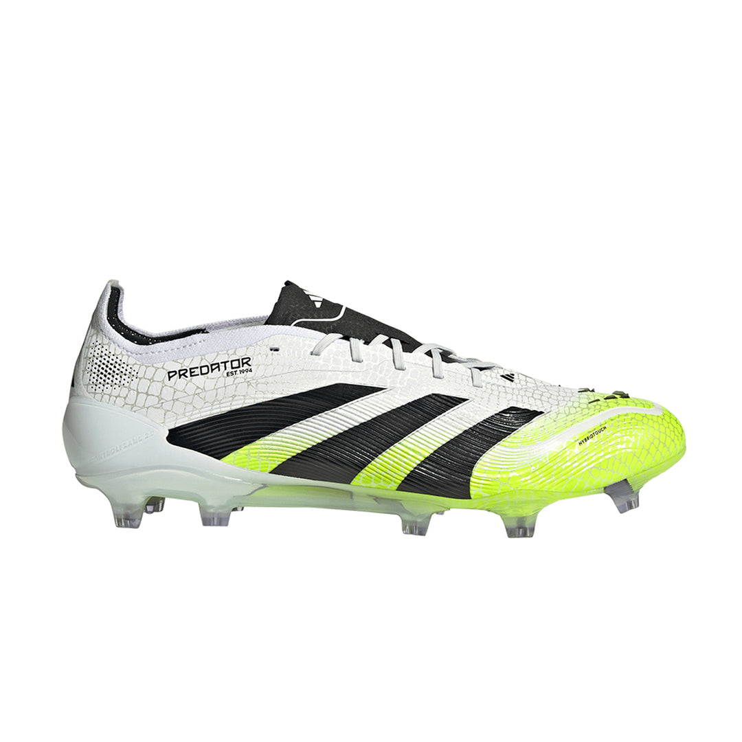 Predator Elite FG - Ftwr White/Core Black/Lucid Lemon