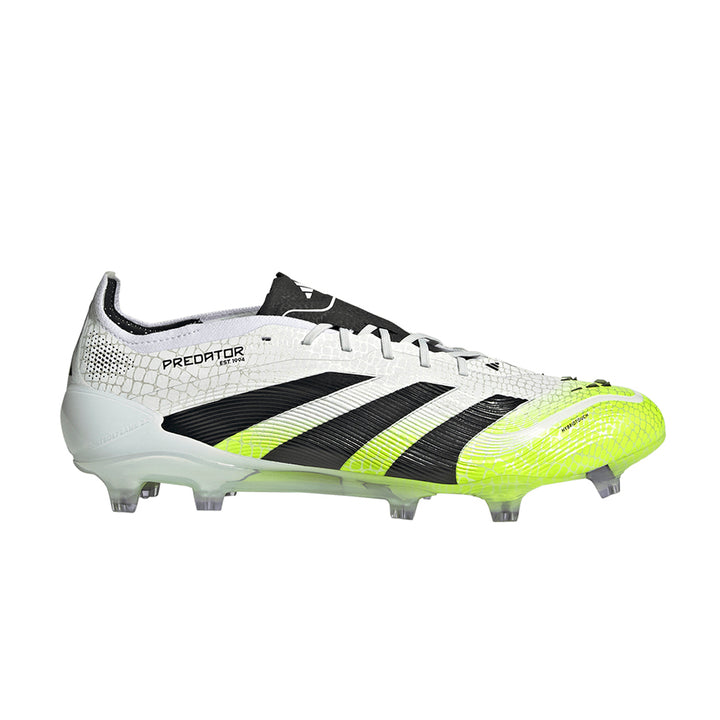 Predator Elite FG - Ftwr White/Core Black/Lucid Lemon