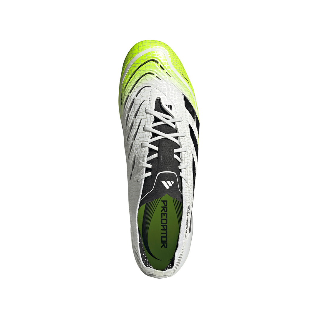 Predator Elite FG - Ftwr White/Core Black/Lucid Lemon