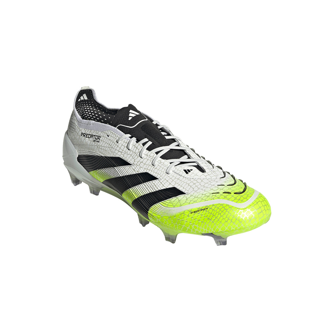 Predator Elite FG - Ftwr White/Core Black/Lucid Lemon