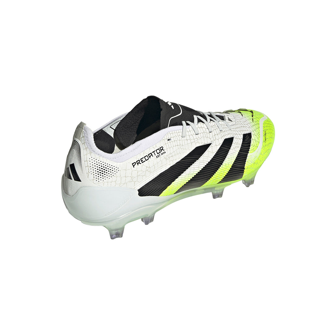 Predator Elite FG - Ftwr White/Core Black/Lucid Lemon