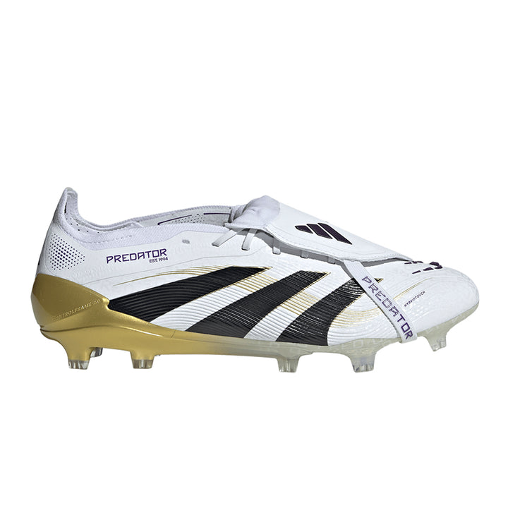 Predator Elite Ft FG - Ftwr White/Core Black/Gold Met.