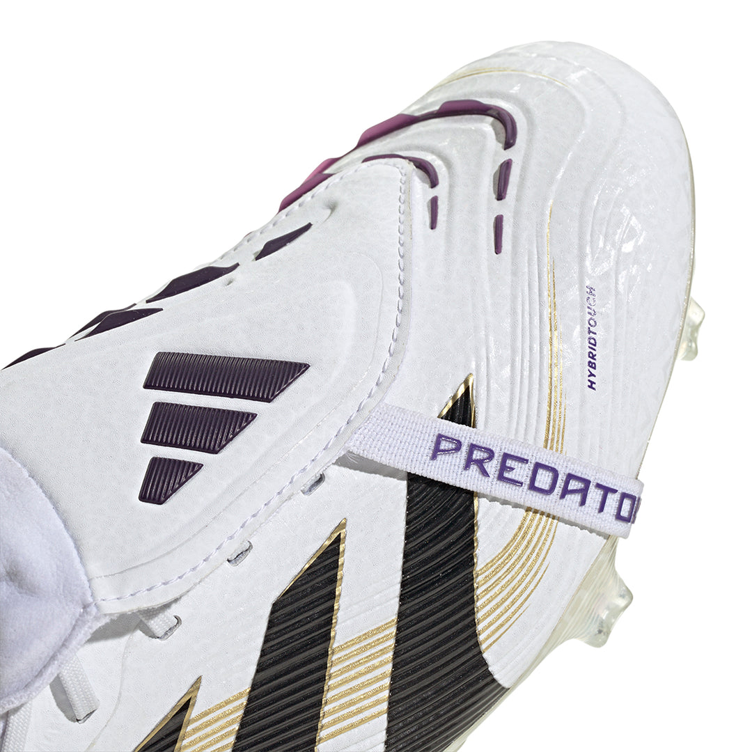 Predator Elite Ft FG - Ftwr White/Core Black/Gold Met.