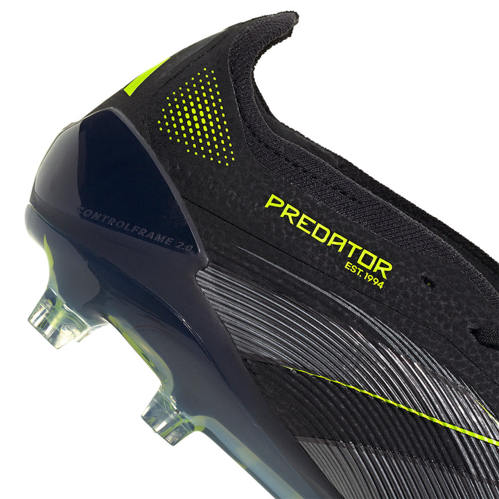 Predator Elite Ft FG - Core Black/Carbon/Lucid Lemon