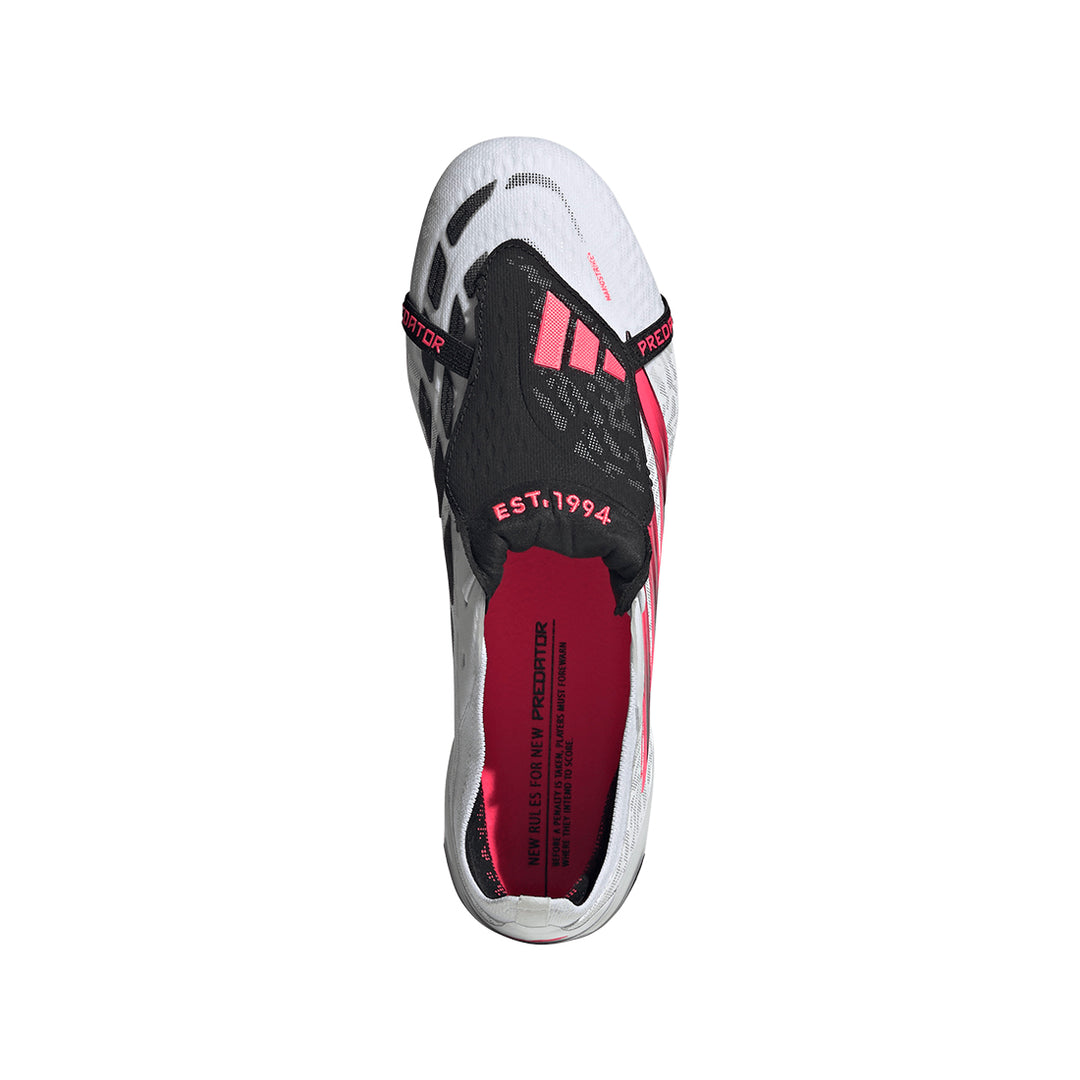 Predator Elite Fold Over Tongue FG - White / Solar Turbo / Core Black