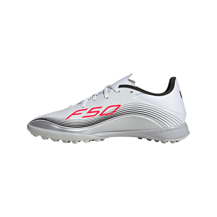F50 Messi League TF -  White/Lucid Red/Silver Met.