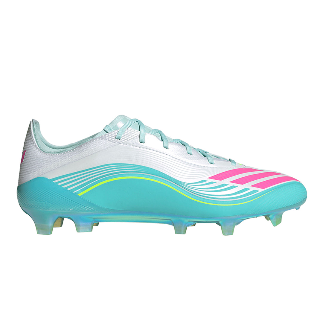 F50 Messi Elite FG - Ftwr White/Lucid Pink/Flash Aqua