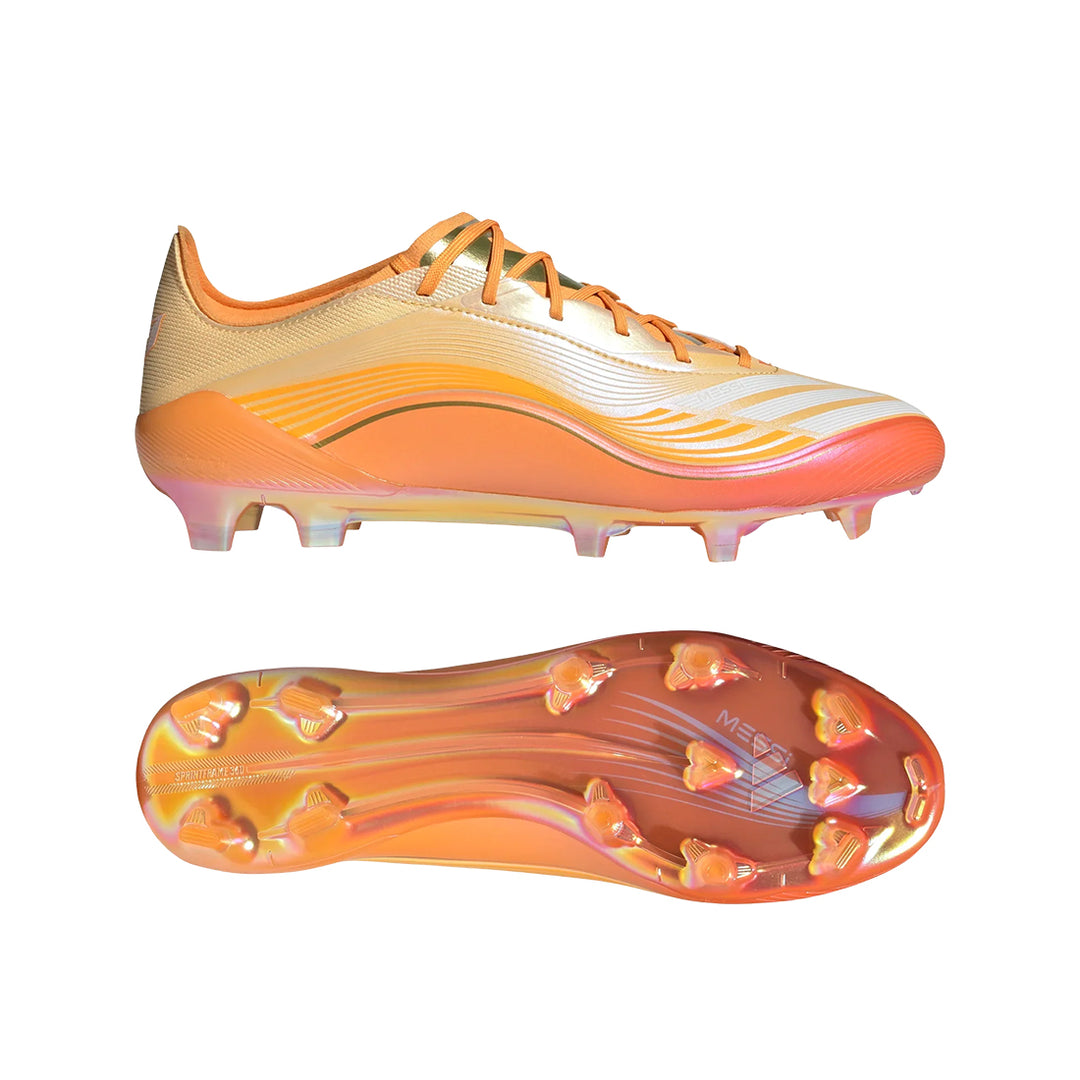 F50 Messi Elite FG - Ice Tangerine/Gold Met./Pure Tangerine