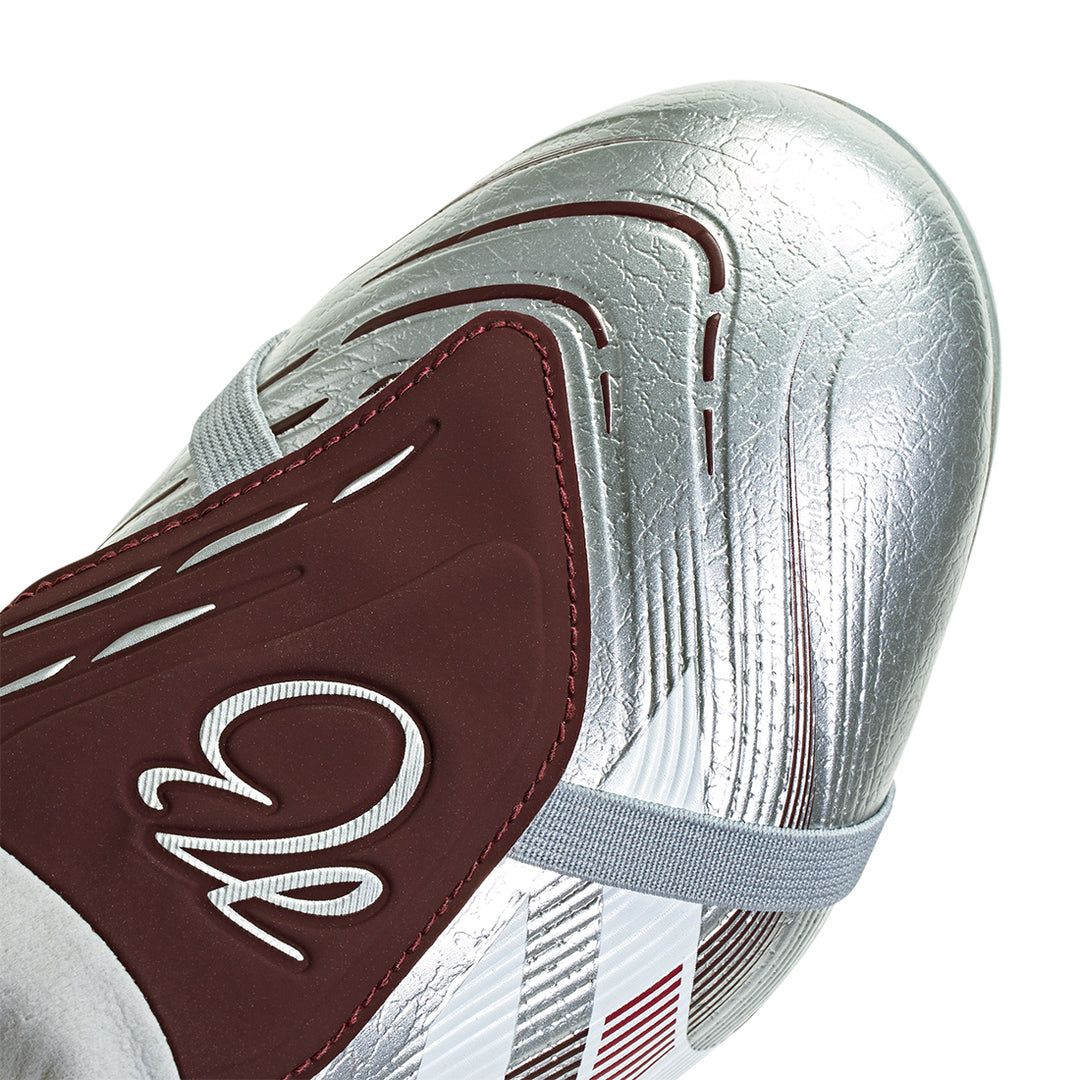 Predator League Ft FG/Mg Jb - Silver Met./Legacy Burgundy/Maroon