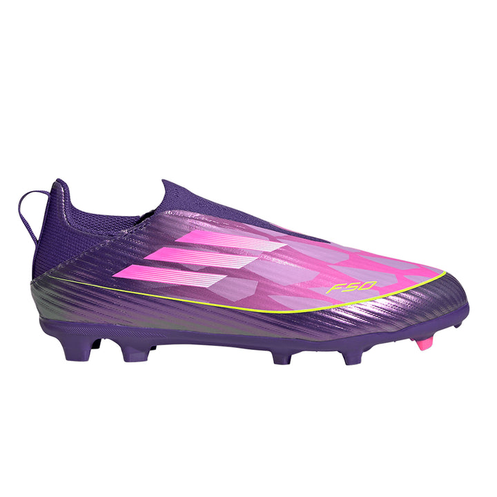 F50 League Ll FG/Mg J Lamine - Unity Purple/ White/Lucid Lemon