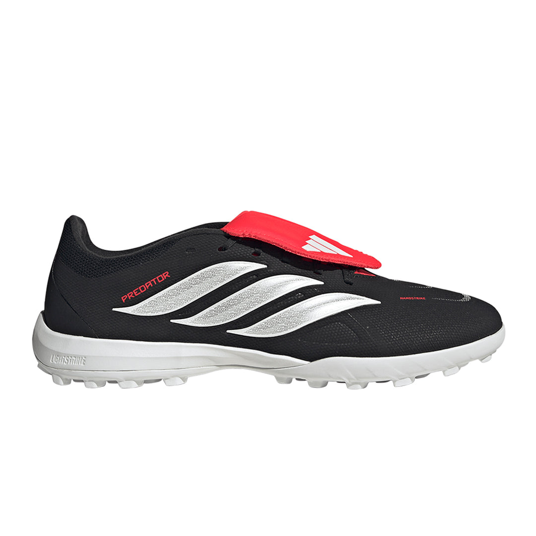 Predator League Fold Over Tongue TF - Core Black / Cloud White / Lucid Red